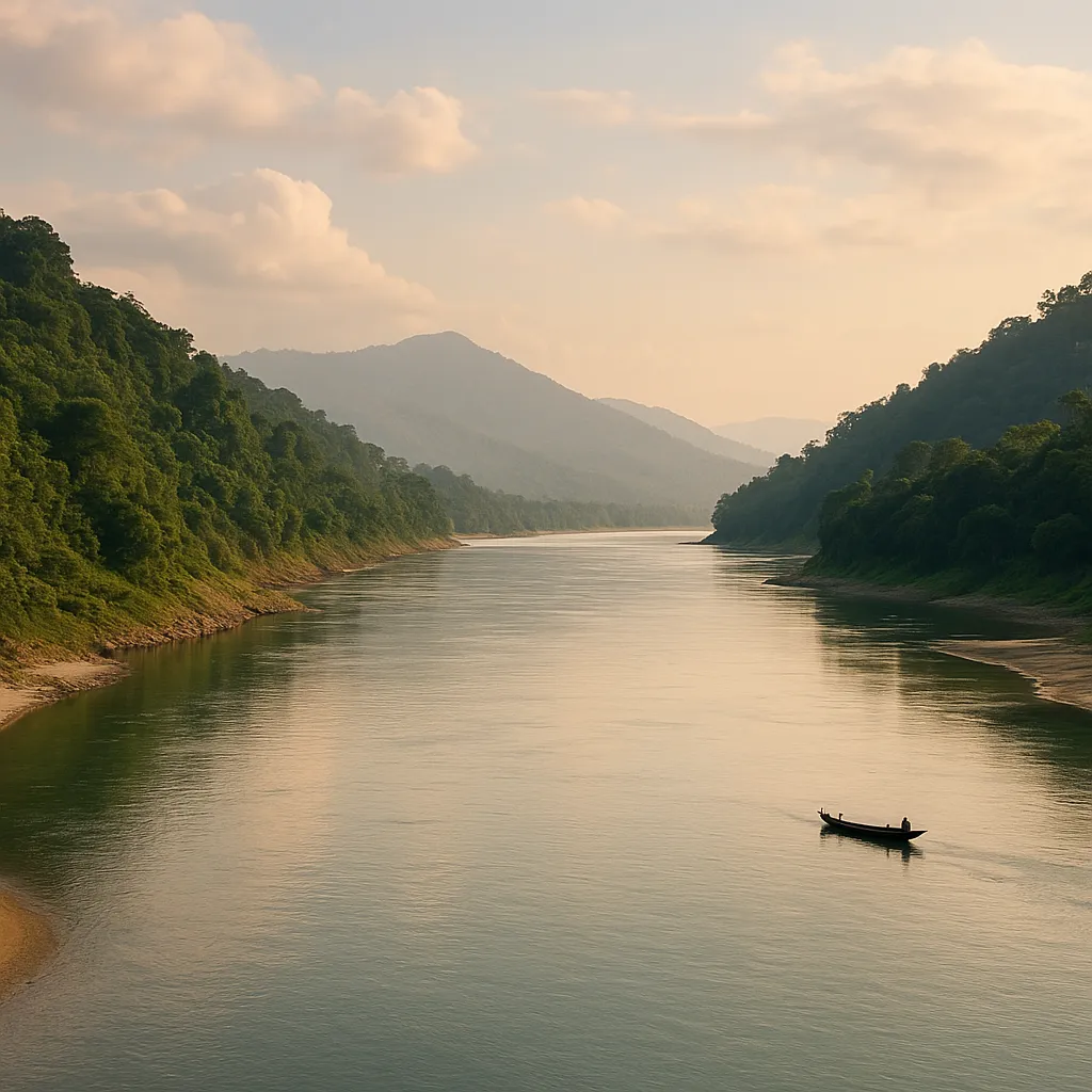 Brahmaputra River – Indie