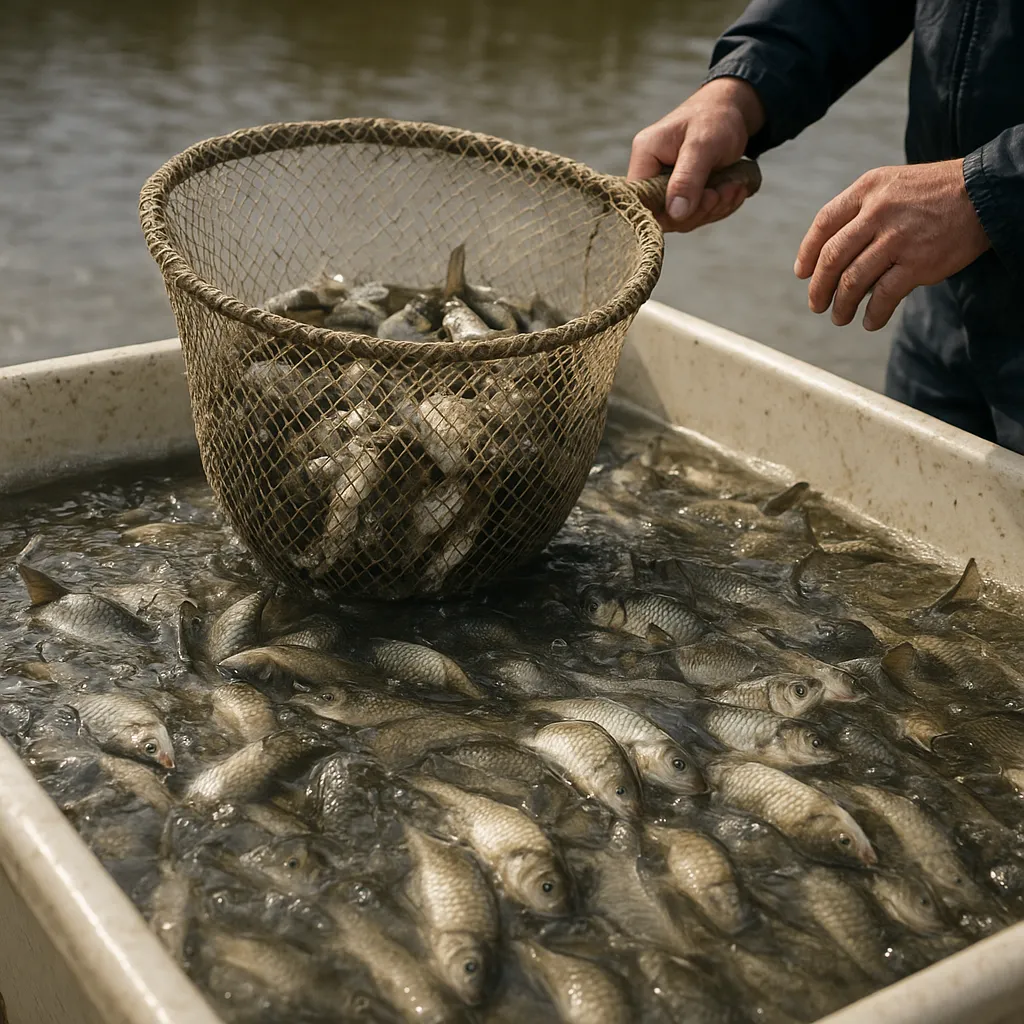 Jak bezpiecznie transportować żywe ryby do zarybiania
