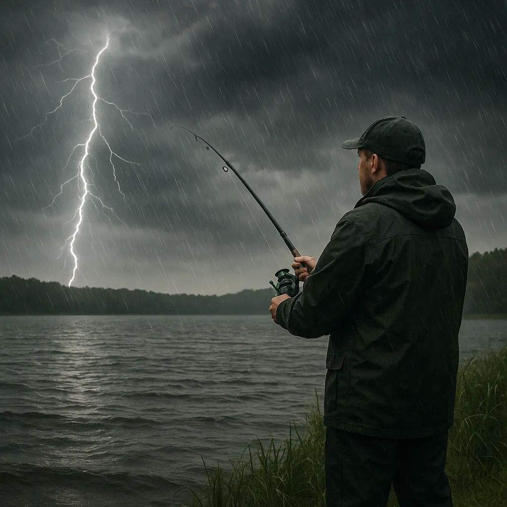 Jak łowić w czasie burzy – zasady bezpieczeństwa
