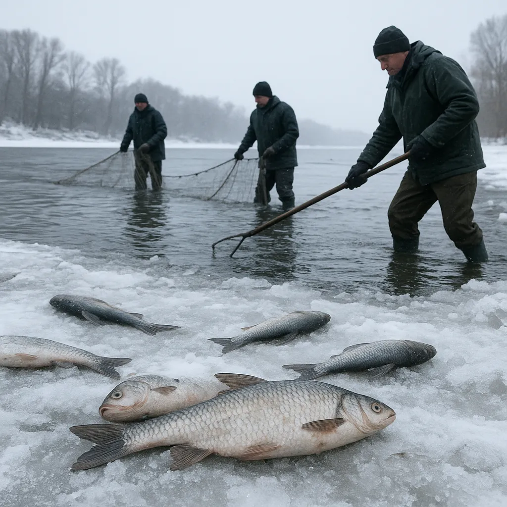 Wpływ zimowych przyduch na straty w rybostanie