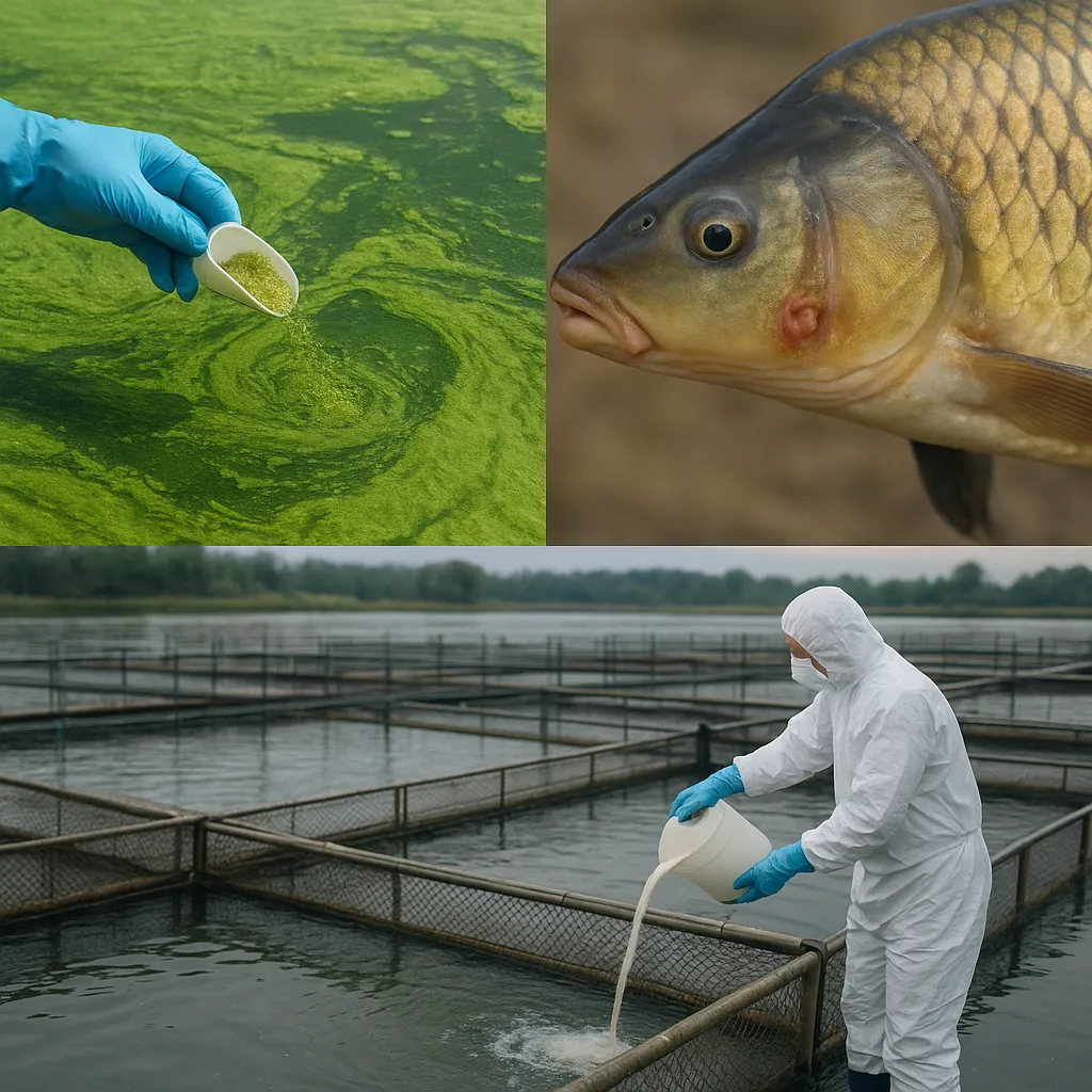 Zwalczanie glonów i sinic a zdrowie ryb