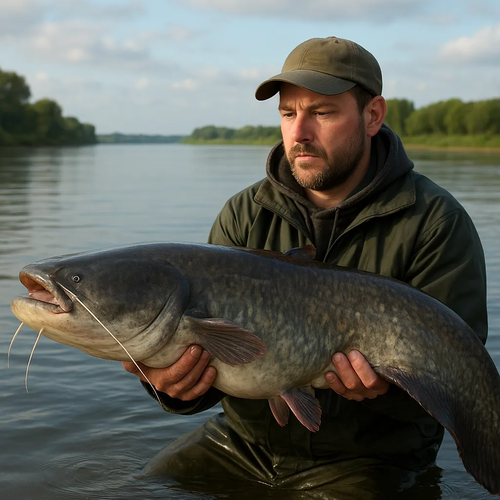 Ochrona populacji suma europejskiego w dużych rzekach