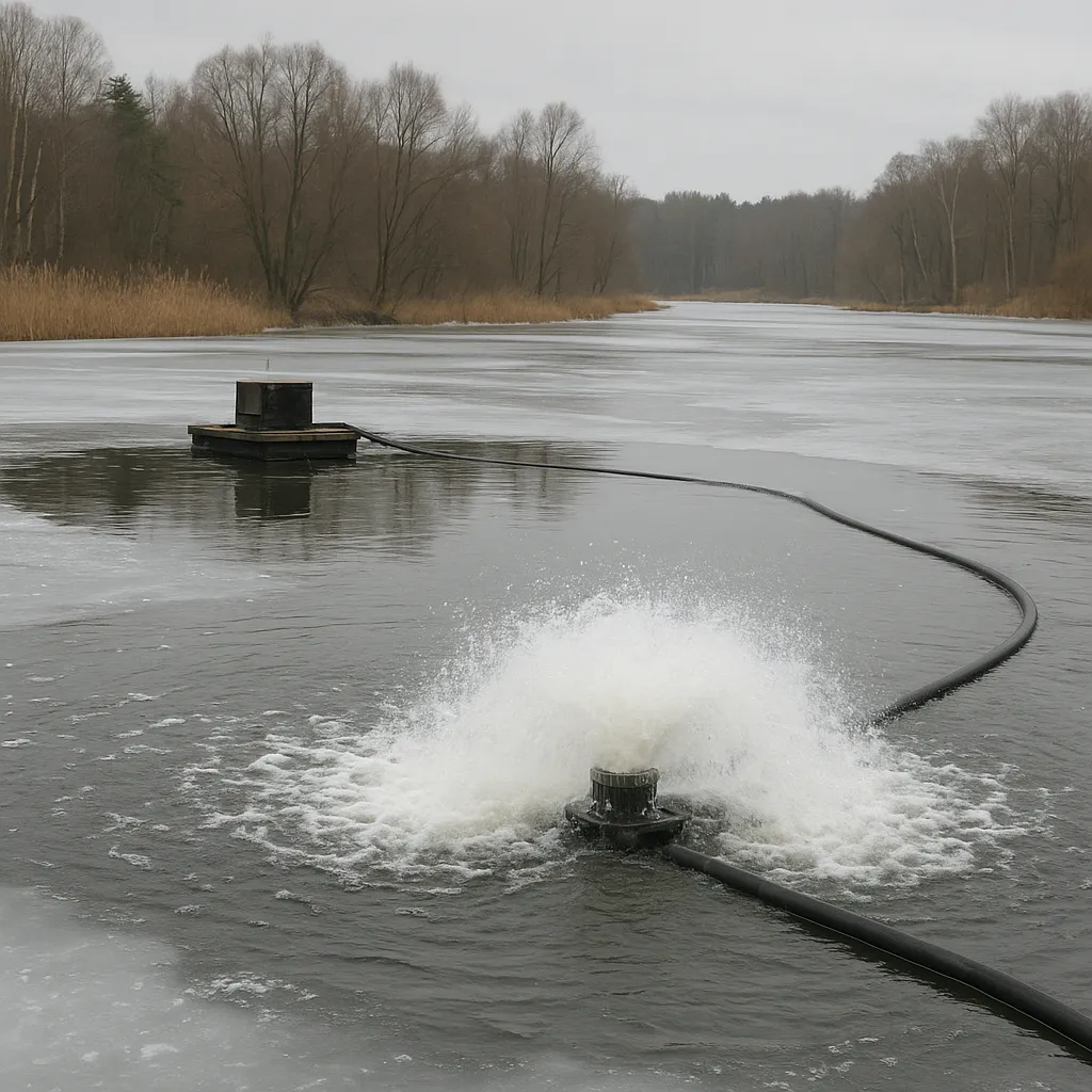 Metody napowietrzania jezior w okresie zimowym