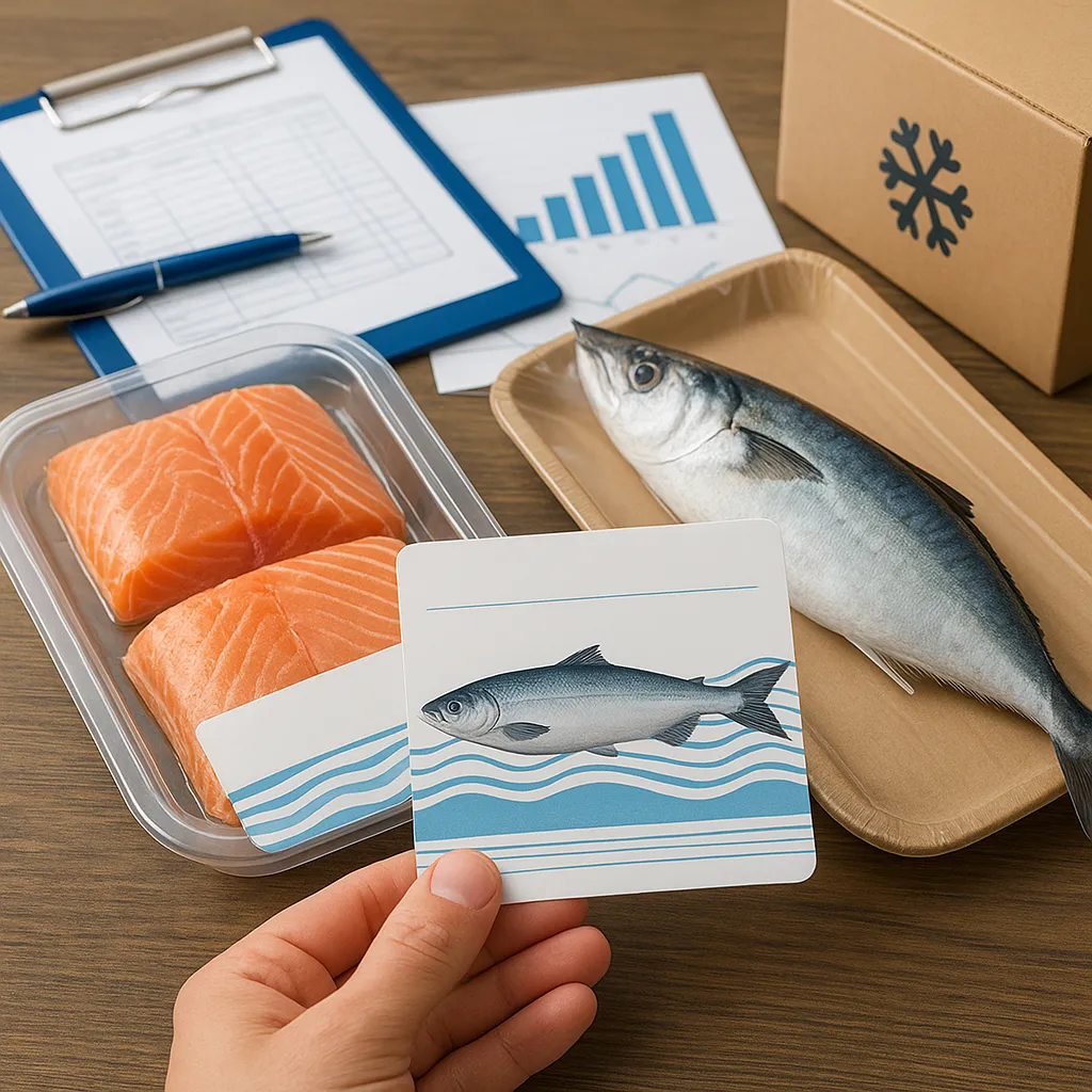 Projektowanie etykiet na opakowania ryb – wymogi prawne i marketing