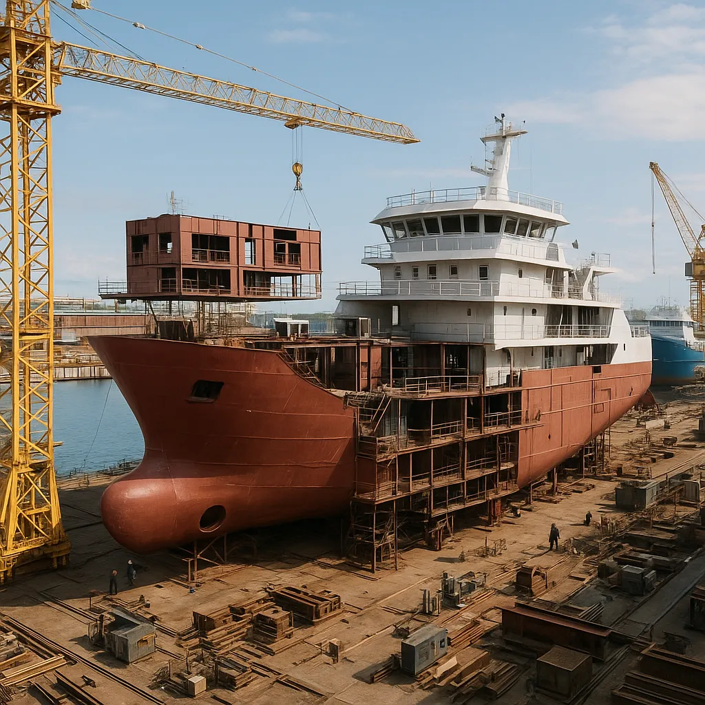 Budowa jednostek rybackich w technologii modułowej