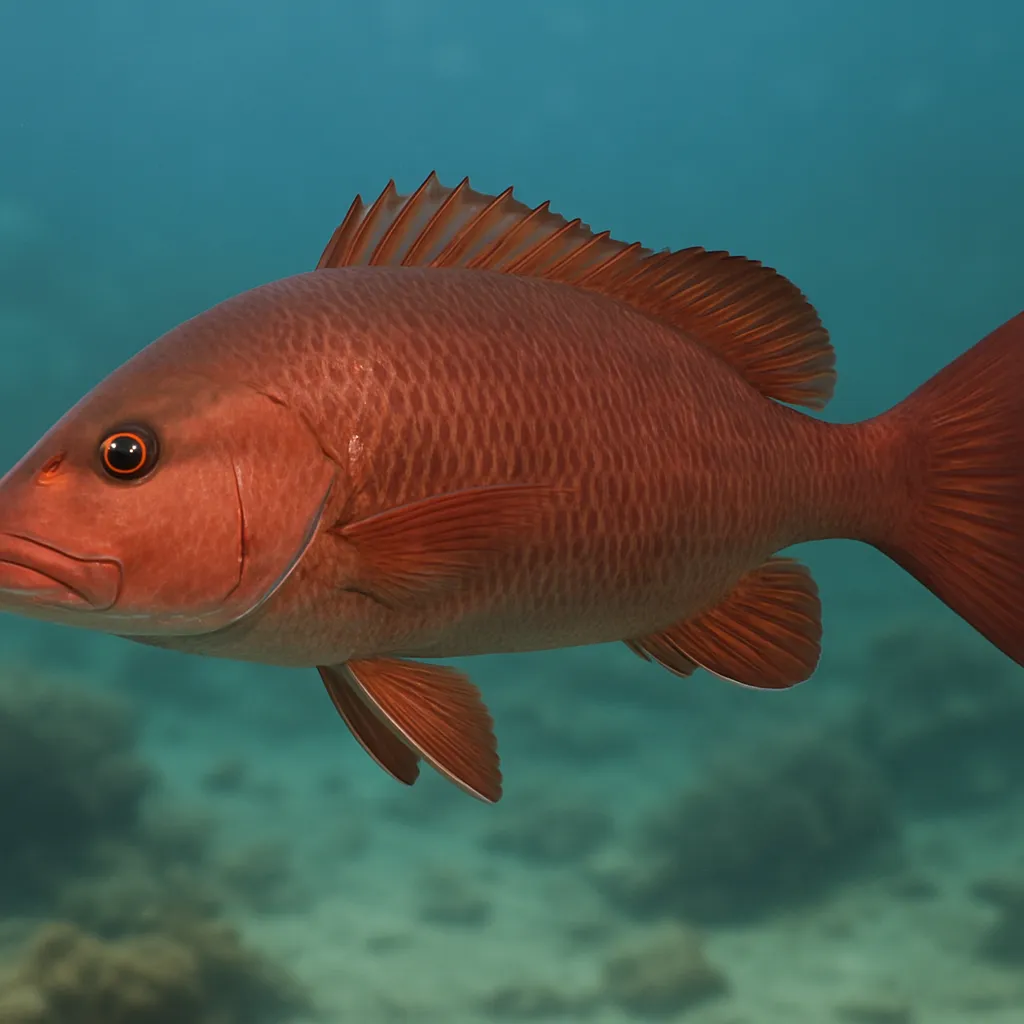 Lucjan wielkopyski – Lutjanus mahogoni