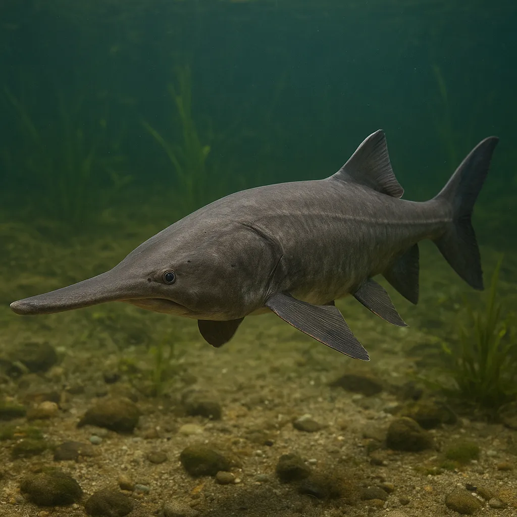 Wiosłonos amerykański – Polyodon spathula