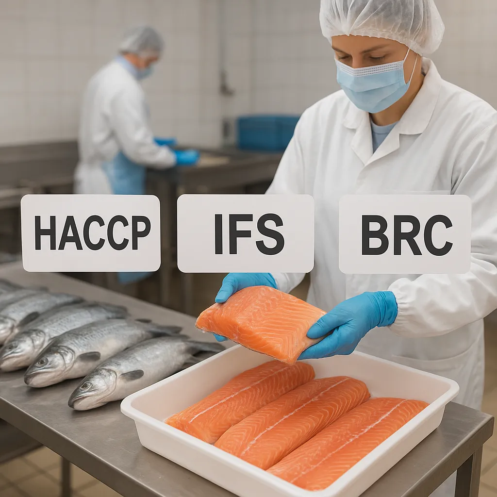 Różnice między HACCP, IFS i BRC w przetwórstwie rybnym