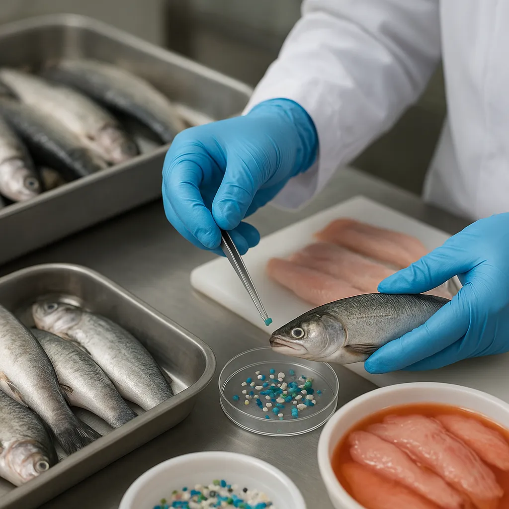 Zarządzanie ryzykiem mikroplastiku w produktach rybnych