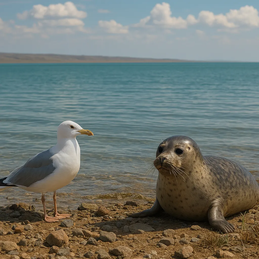 Lake Balkhash – słonawo-słodka woda i unikalne gatunki