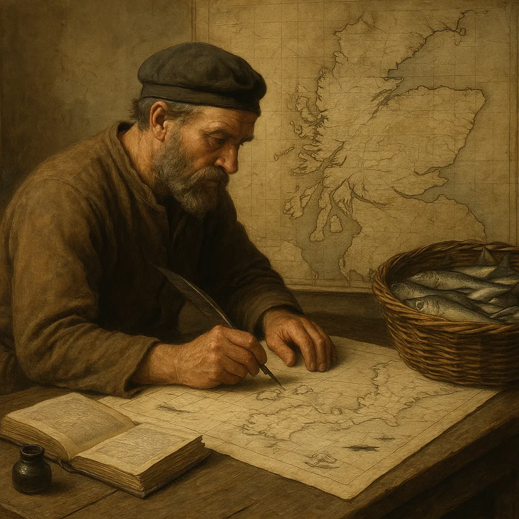 Powstanie pierwszych map łowisk morskich