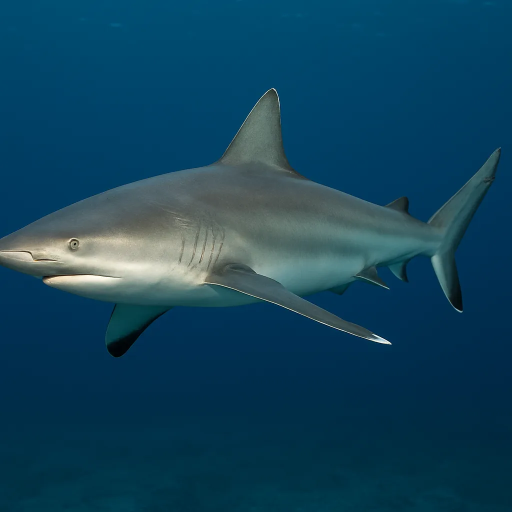 Rekin srebrnopłetwy – Carcharhinus albimarginatus