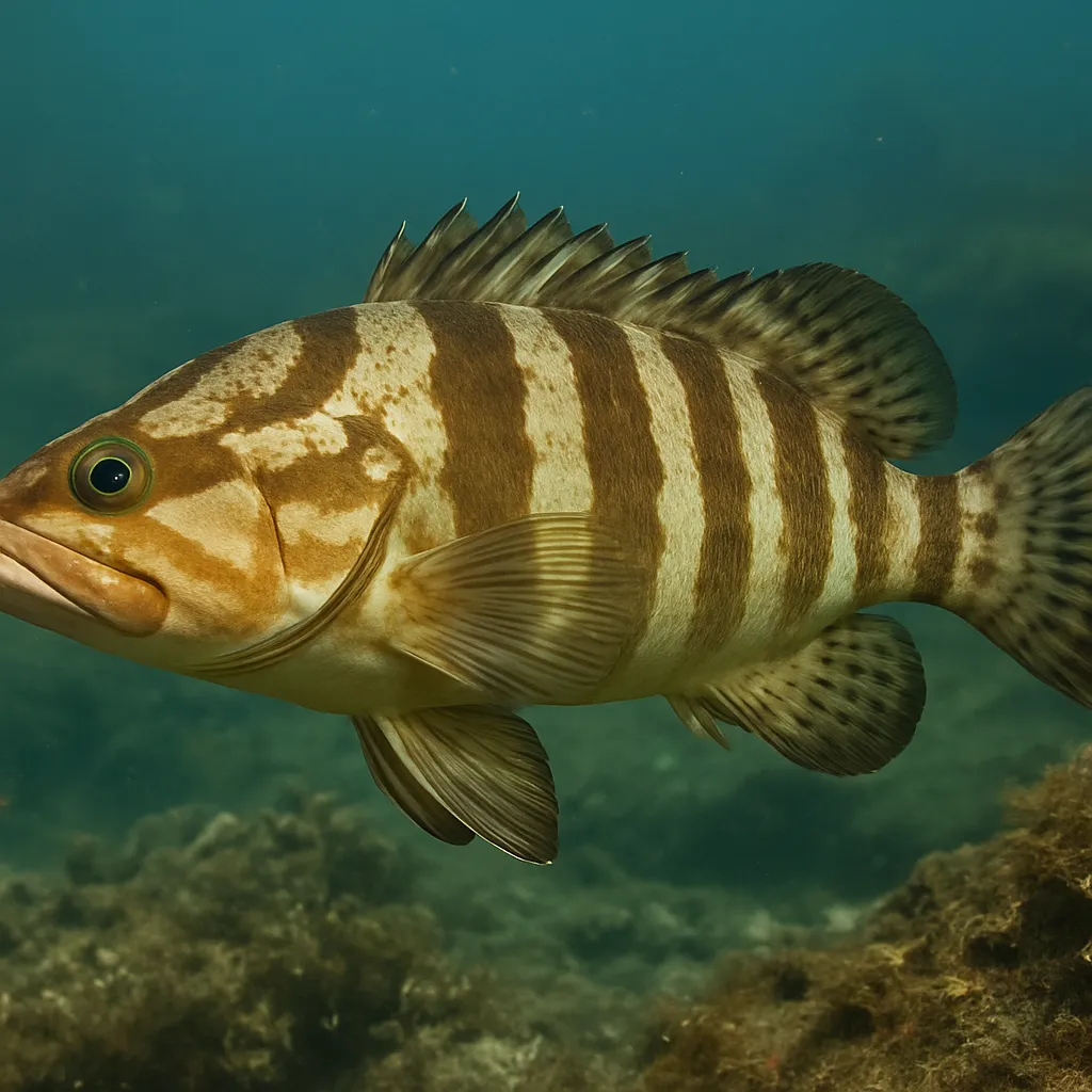 Strzępiel pasiasty – Epinephelus stoliczkae