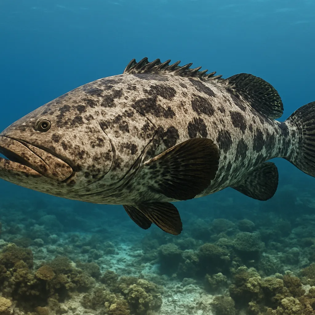 Strzępiel olbrzymi – Epinephelus lanceolatus