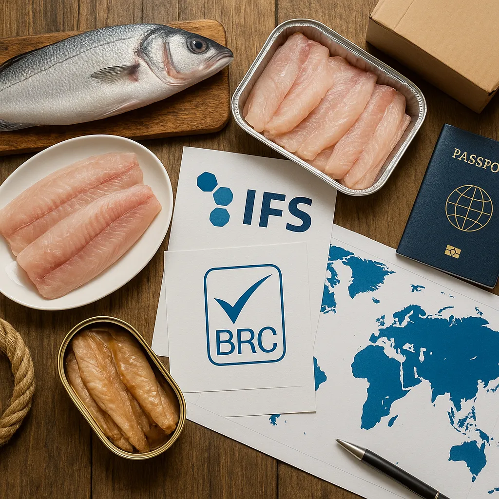 Znaczenie certyfikatu IFS i BRC w eksporcie przetworów rybnych