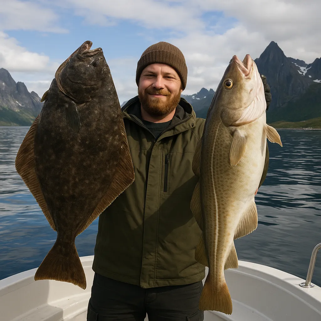 Wędkowanie w Norwegii na Lofoty – halibuty i dorsze XXL