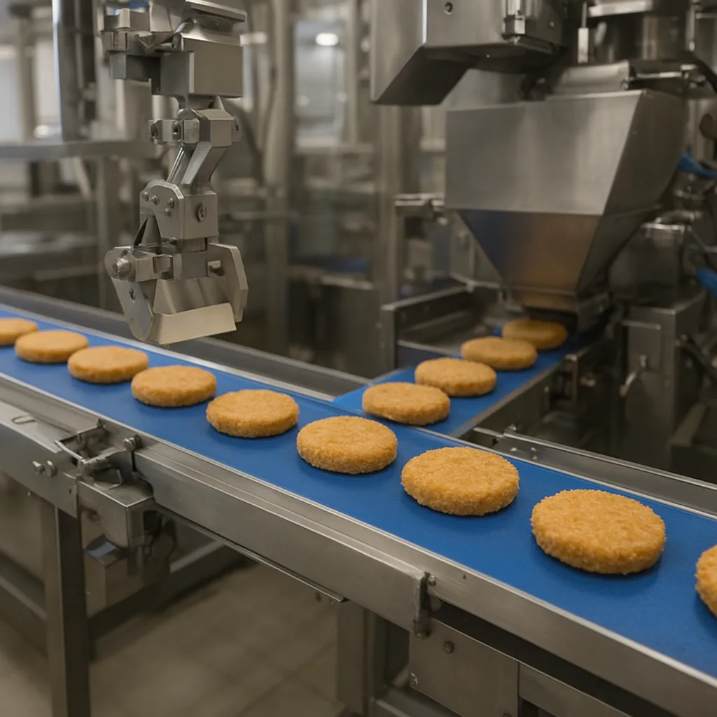 Zautomatyzowane linie do produkcji burgerów rybnych