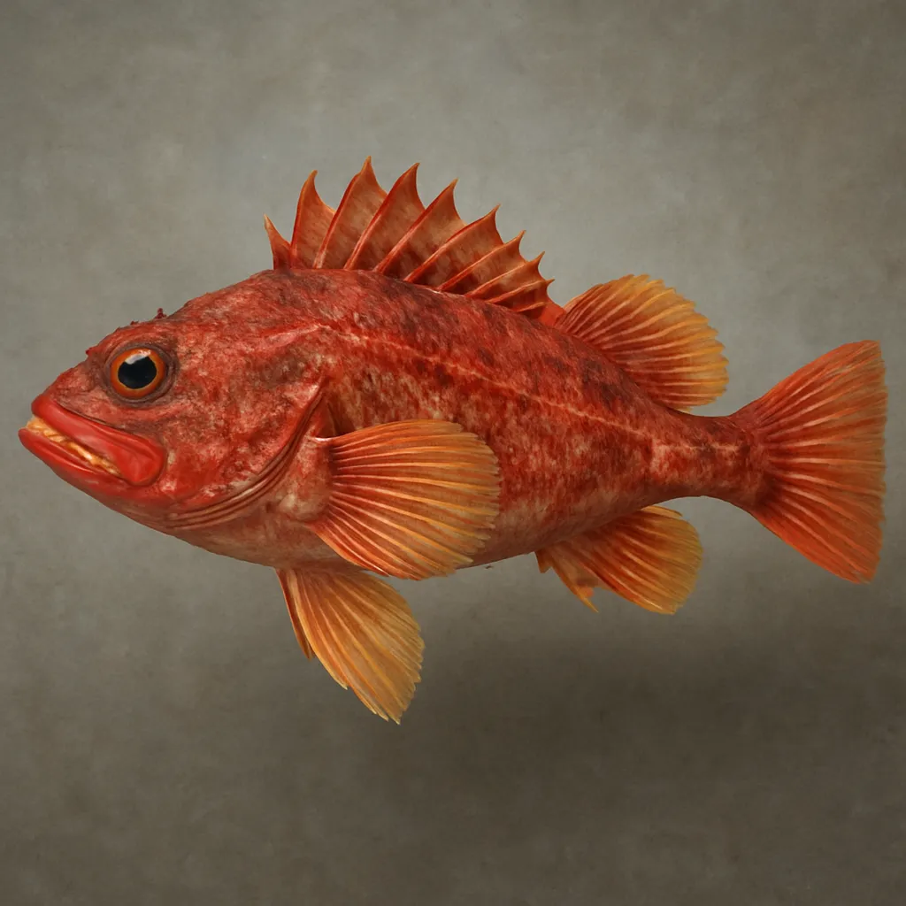 Karmazyn żółtopłetwy – Helicolenus fuscus