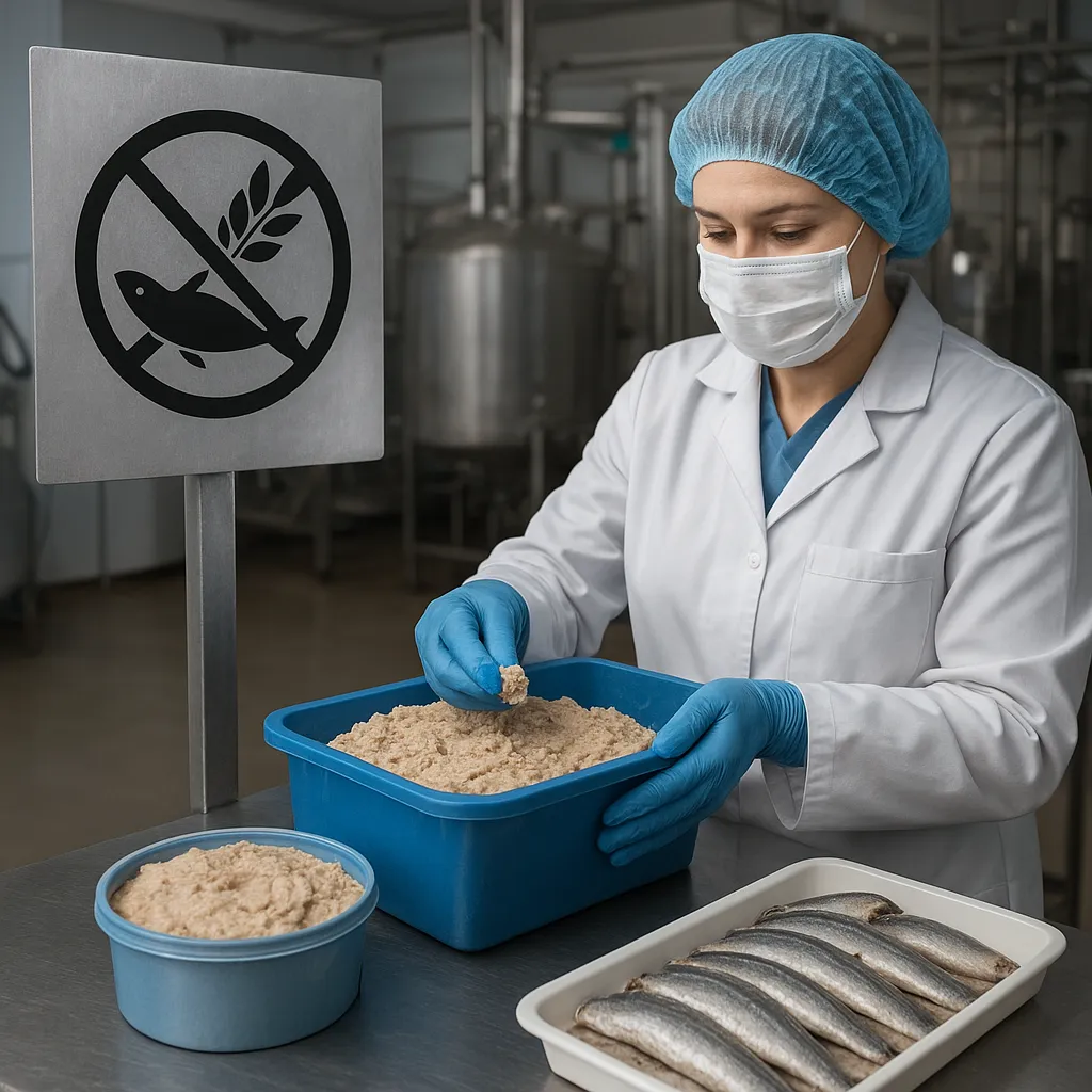 Zarządzanie alergenami przy produkcji past rybnych z dodatkami