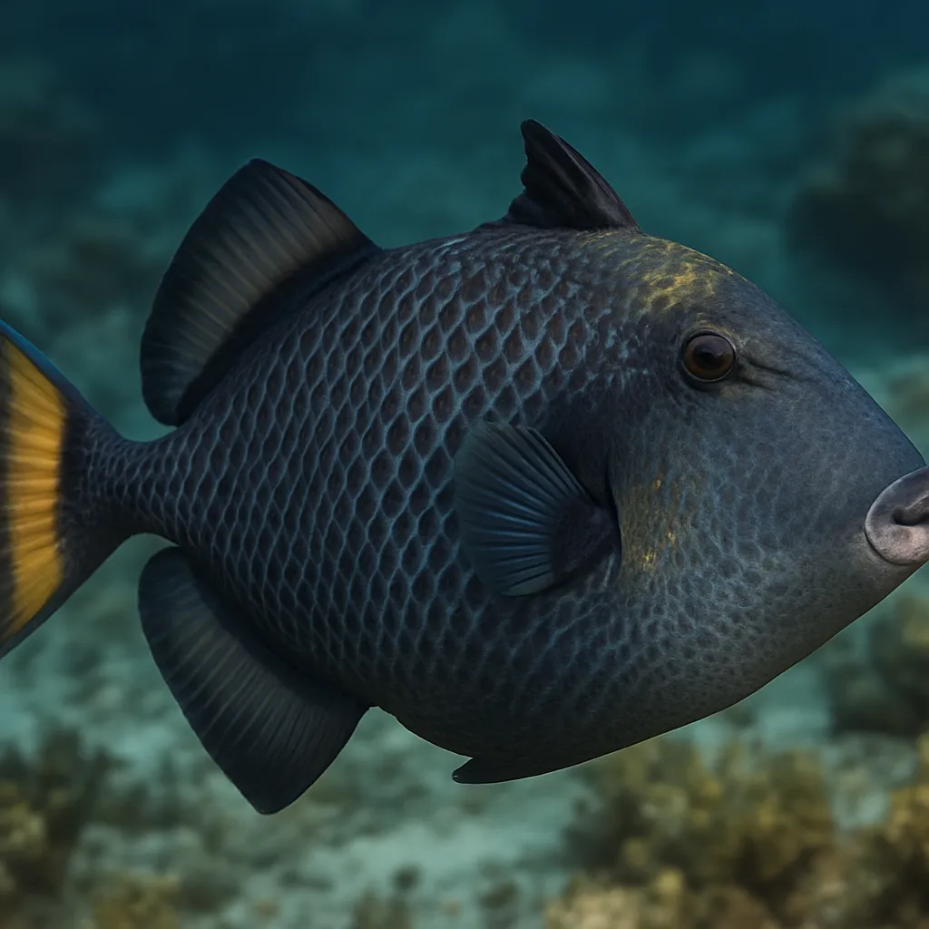 Pancernik pacyficzny – Melichthys vidua