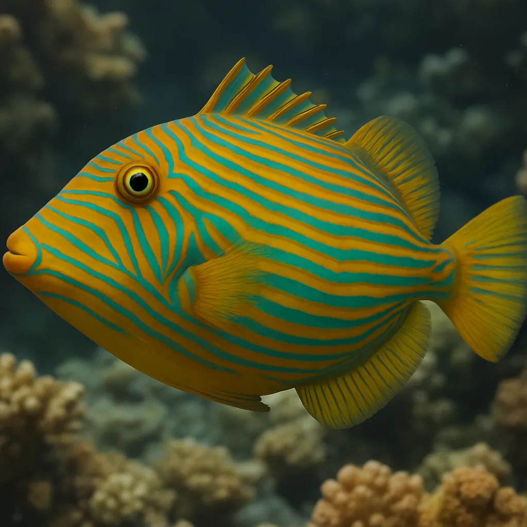 Pancernik czarny – Balistapus undulatus