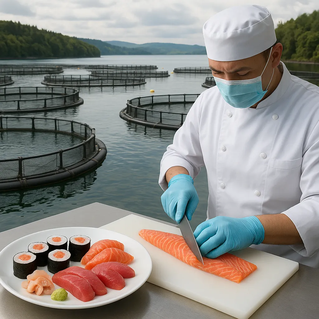Bezpieczeństwo żywności w produkcji sushi i sashimi z surowej ryby