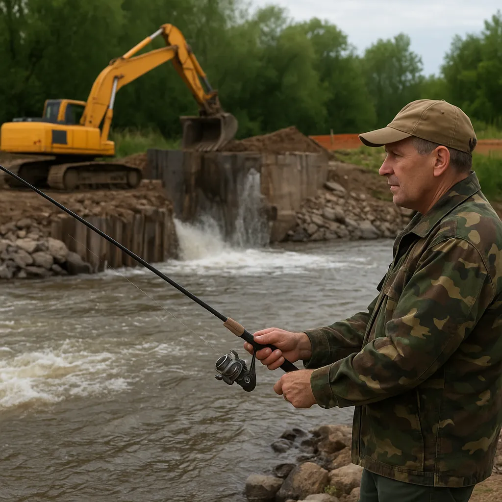 Czy wolno łowić podczas prac hydrotechnicznych