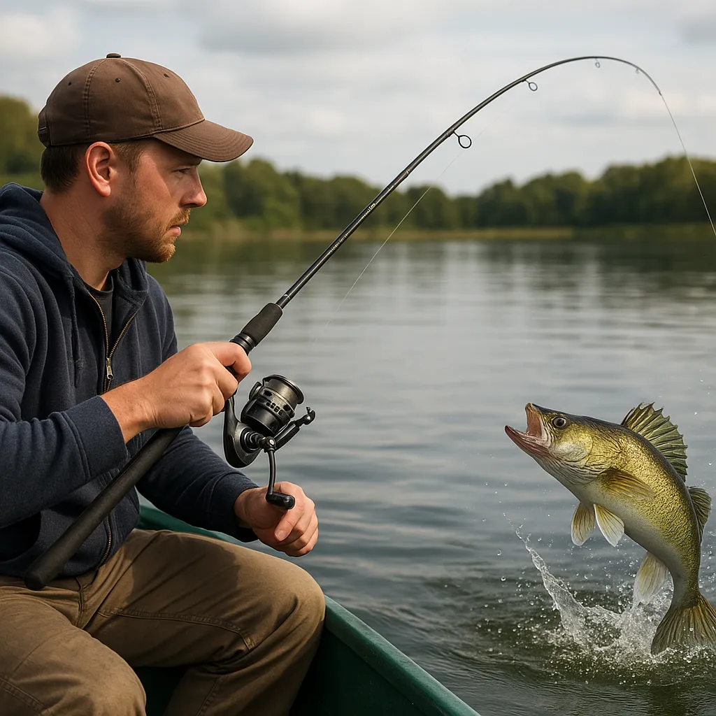 Spinning z opadu na sandacza – technika i błędy
