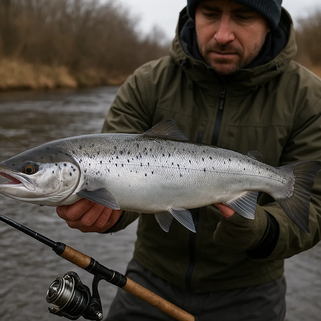 Troć w Parsęta River – poradnik zimowego spinningisty