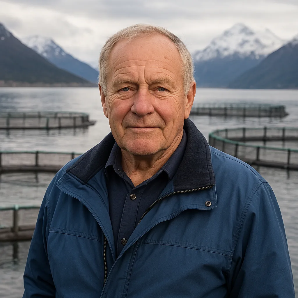 Arne Kvalvik – Norwegia – pionier hodowli łososia w klatkach morskich