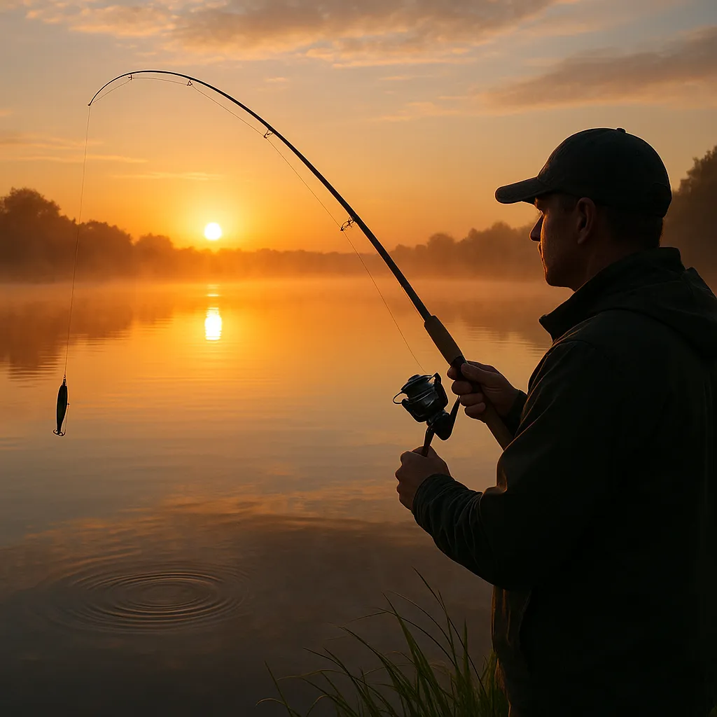 Spinning na topwater o świcie