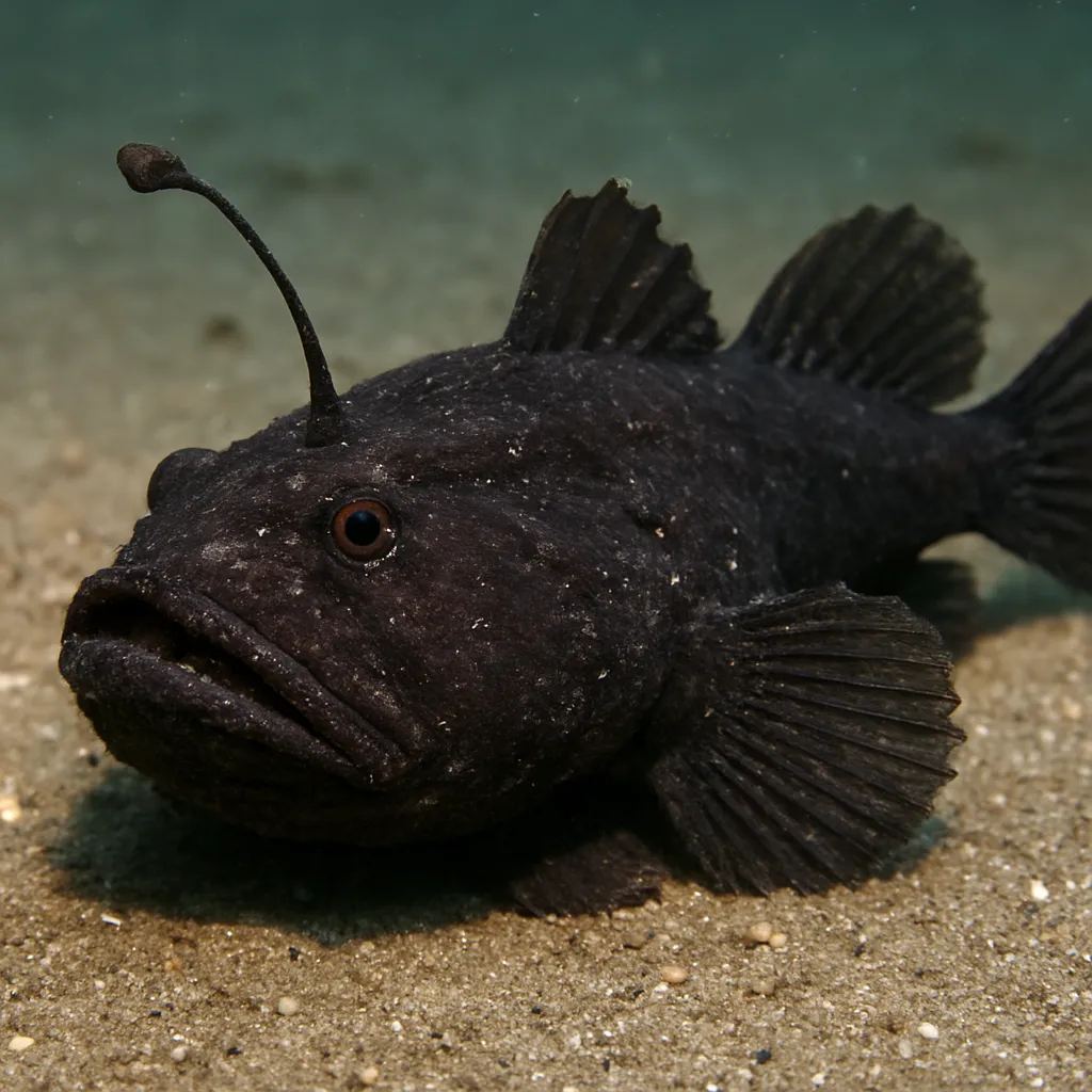 Żabniczka czarna – Lophiodes monera