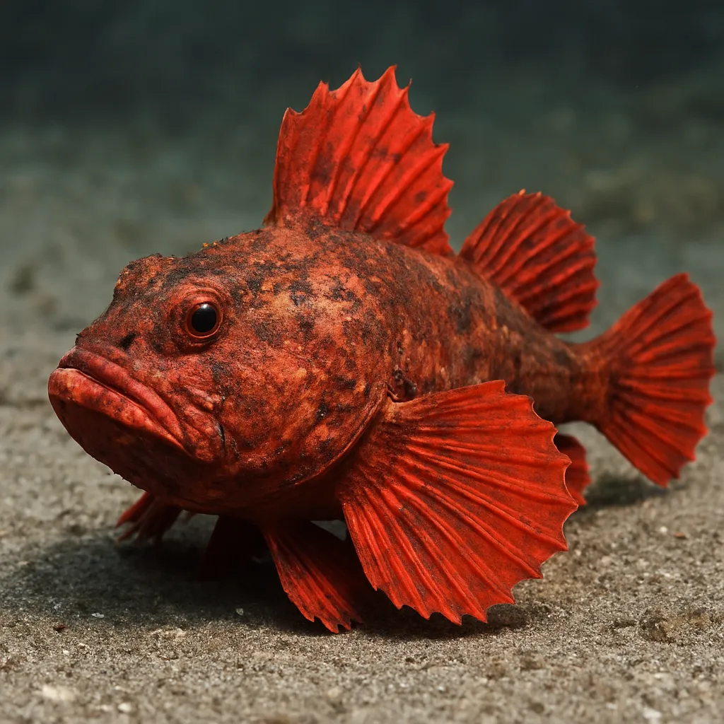 Żabniczka czerwona – Lophiodes annulata