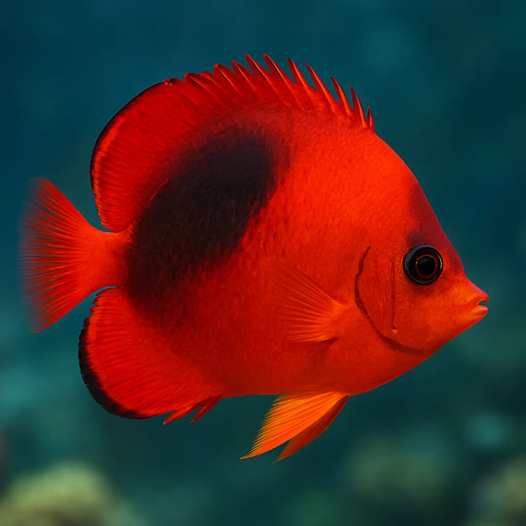 Ryba motylkowa czerwona – Chaetodon lunulatus