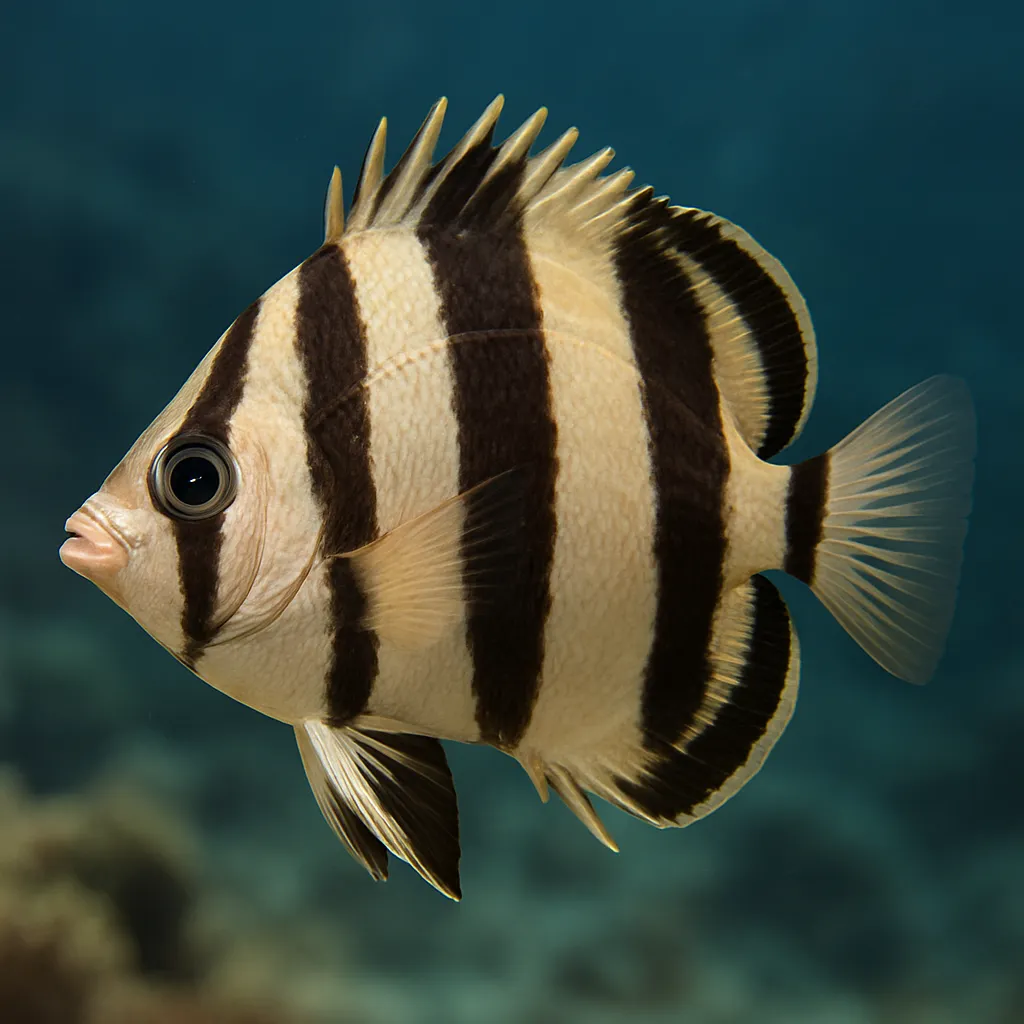 Ryba motylkowa pasowa – Chaetodon striatus