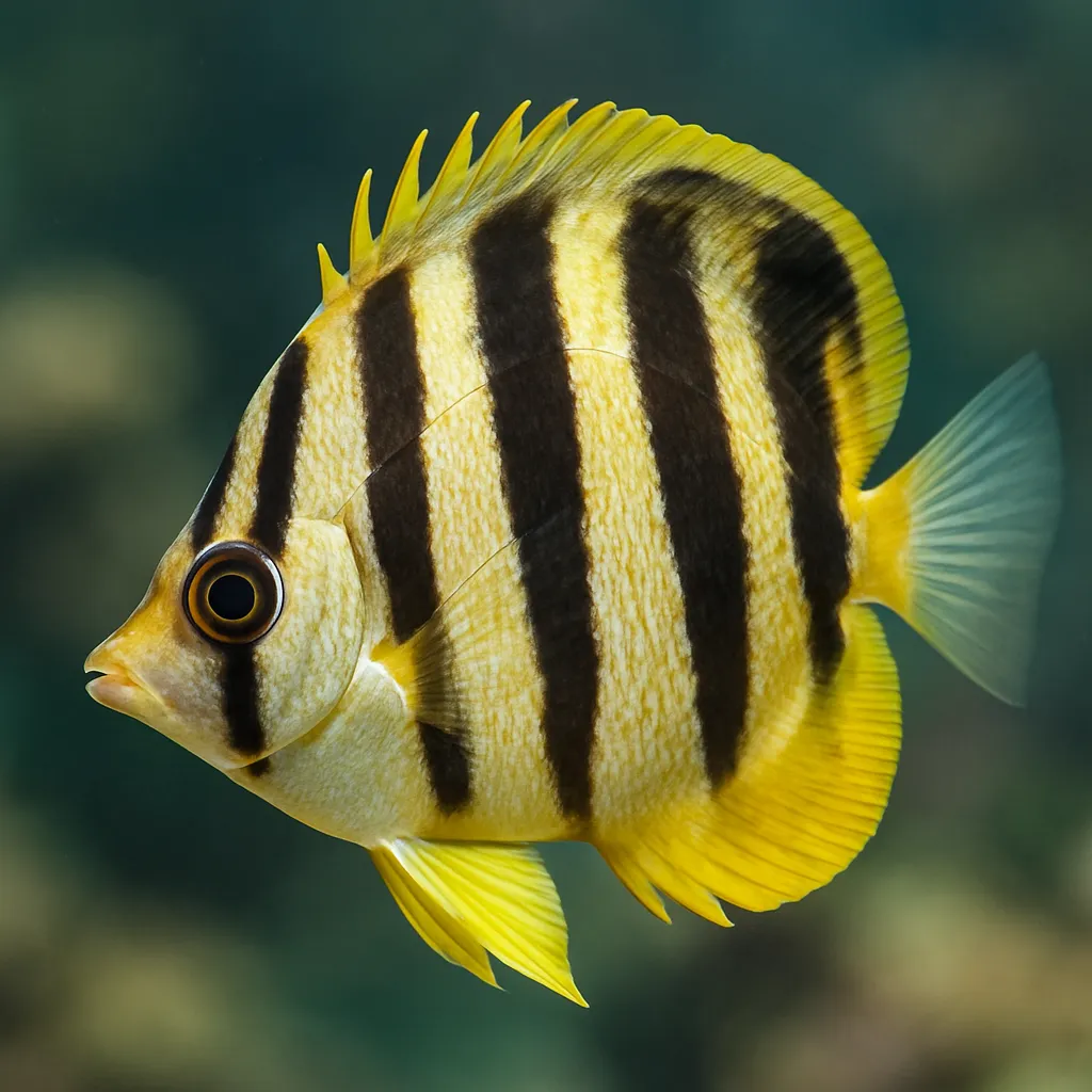 Ryba motylkowa zebrana – Chaetodon zanzibarensis