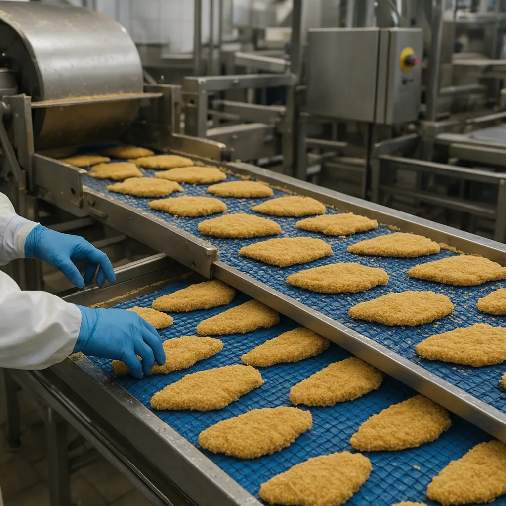 Produkcja ryb panierowanych w warunkach przemysłowych