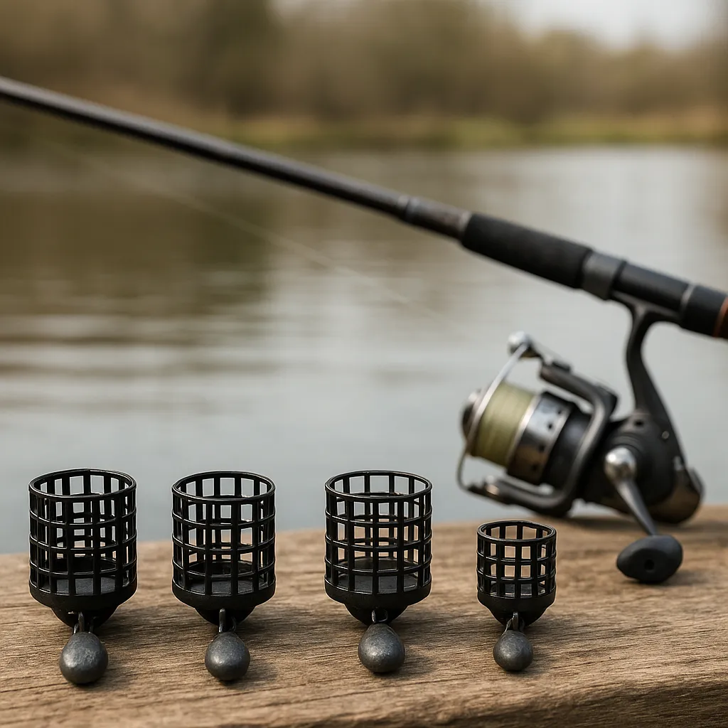Test koszy zanętowych z wymiennym obciążeniem