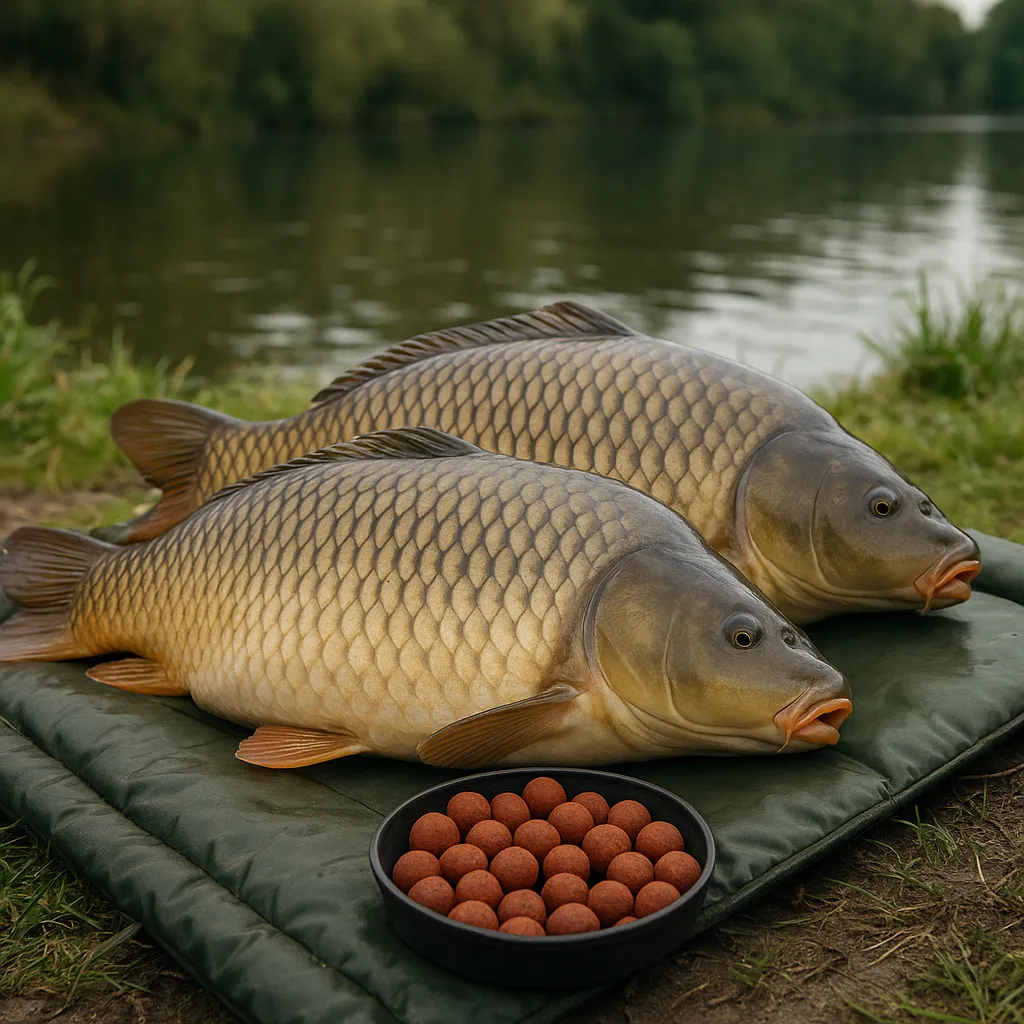 Karpie z Łowisko Pod Borem – test kulek proteinowych