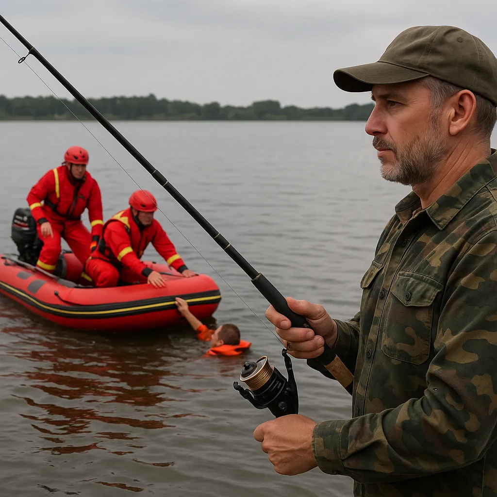 Czy można łowić podczas akcji ratowniczej nad wodą