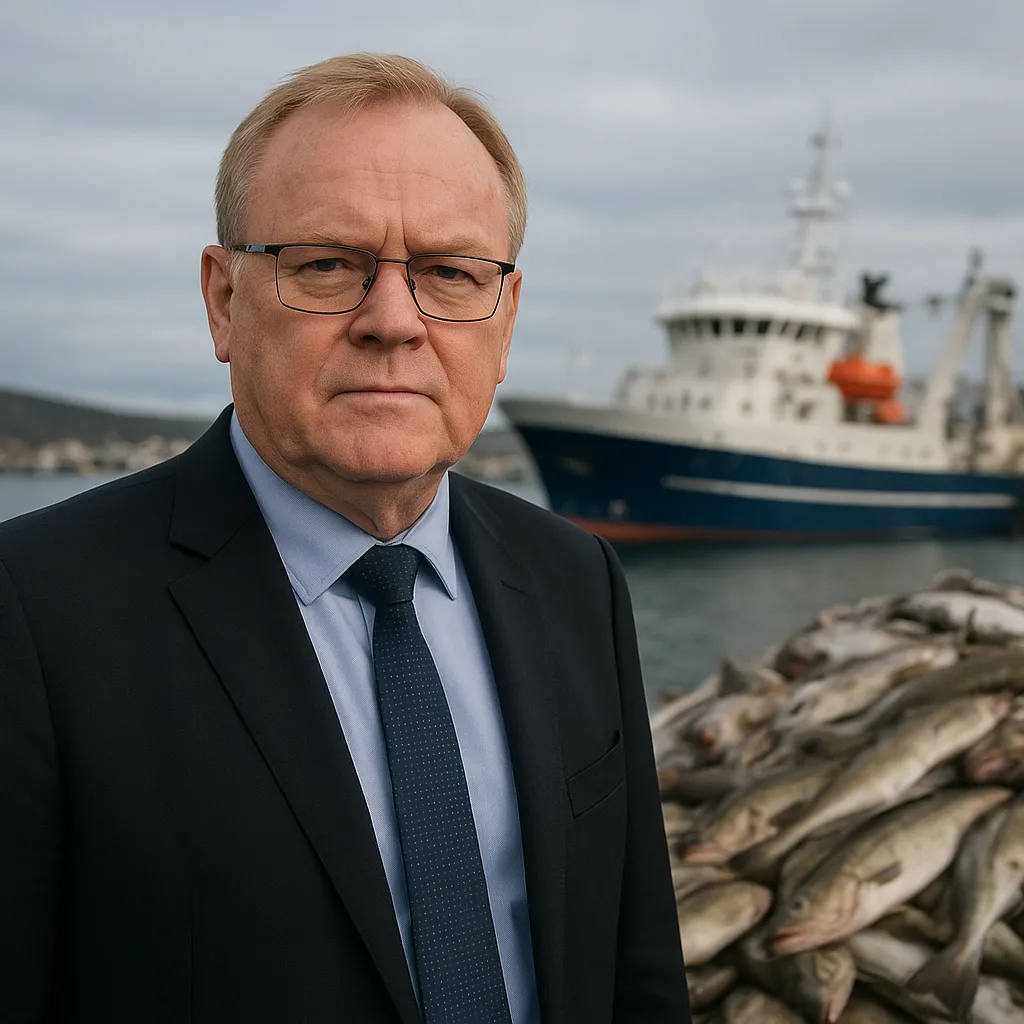 Per Sandberg – Norwegia – minister rybołówstwa i przemysłu morskiego