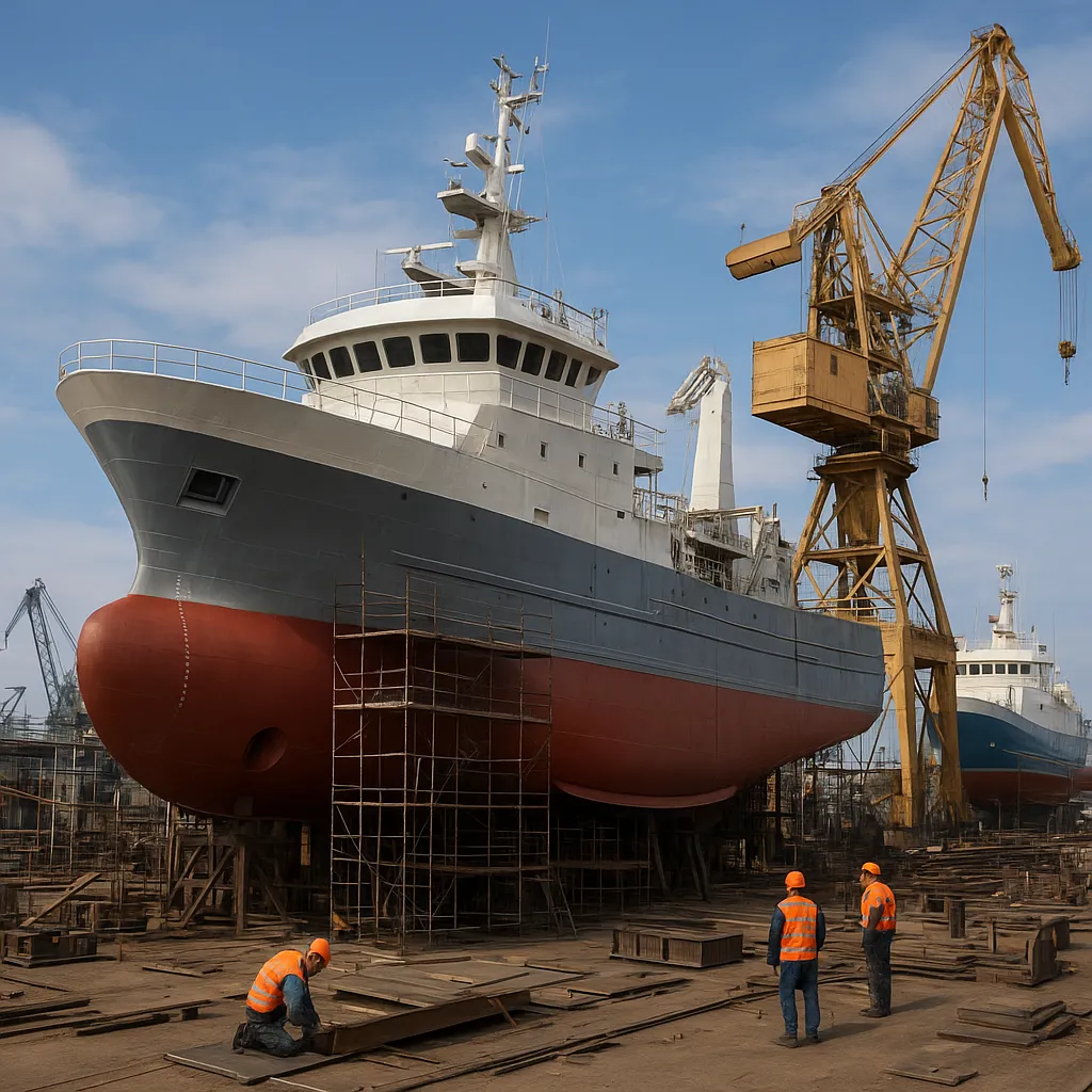 Technologie budowy kadłubów w stoczniach skandynawskich