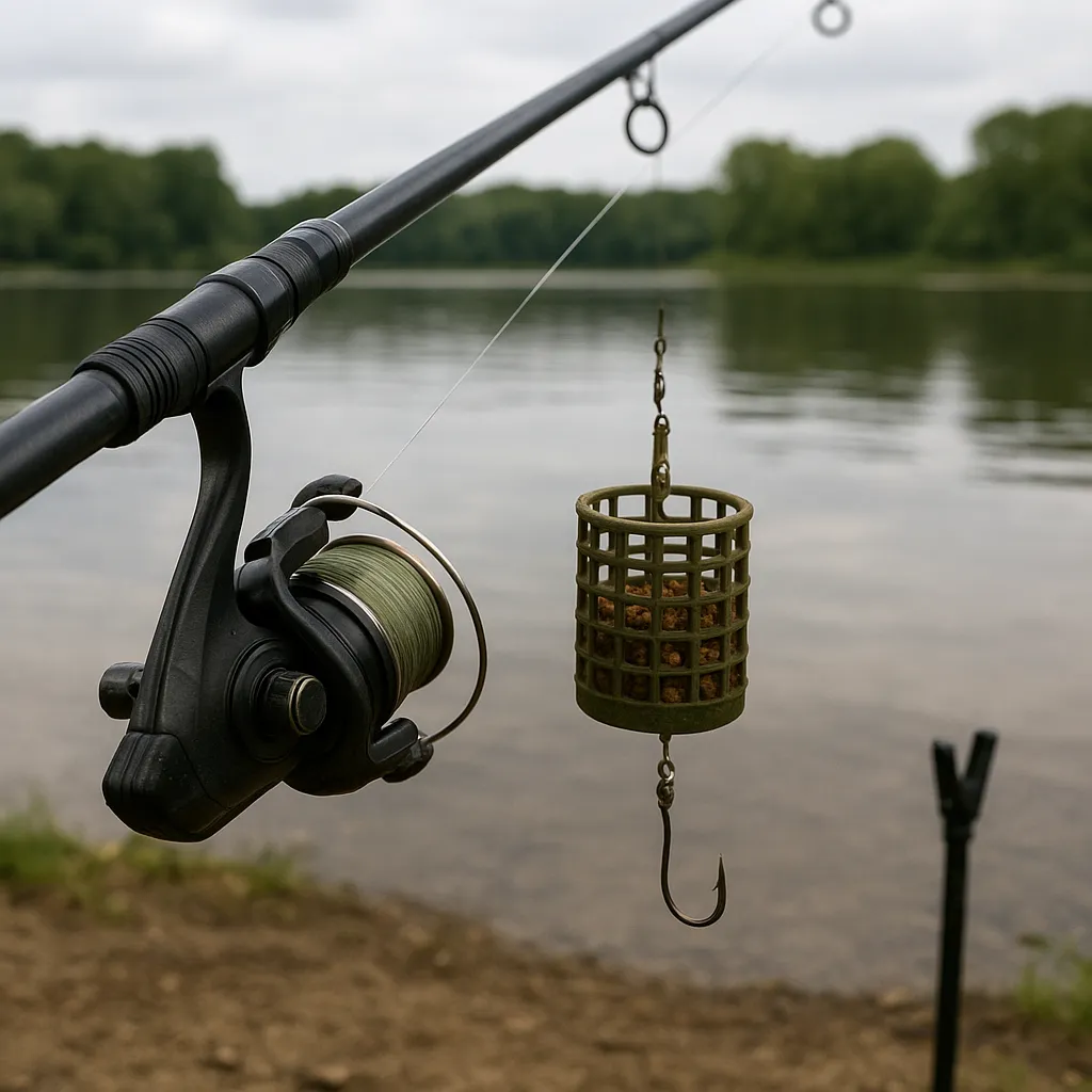 Feeder z pellet feederem